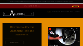 What Axletracalignmenttools.com website looked like in 2020 (3 years ago)