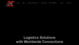 What Agxlogistics.com website looked like in 2020 (3 years ago)