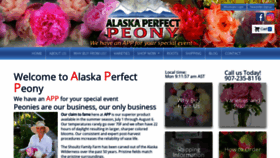 What Alaskaperfectpeony.com website looked like in 2020 (3 years ago)