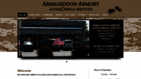 What Armageddonarmory.com website looked like in 2020 (3 years ago)