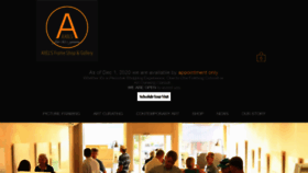 What Axelsgallery.com website looked like in 2020 (3 years ago)