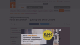 What Aussergerichtliche-schlichtungsstelle.de website looked like in 2020 (3 years ago)