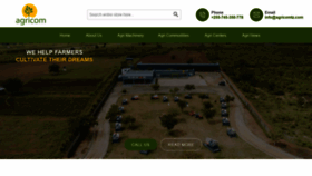What Agricom.co.tz website looked like in 2020 (3 years ago)