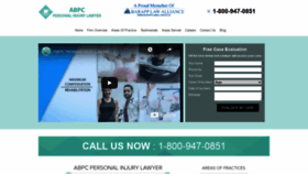 What Abpclaw.ca website looked like in 2020 (3 years ago)