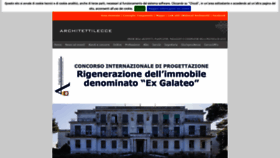 What Architettilecce.it website looked like in 2020 (3 years ago)