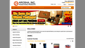 What Arosha.com website looked like in 2020 (3 years ago)