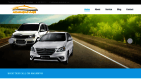 What Allahabadcabs.com website looked like in 2020 (3 years ago)