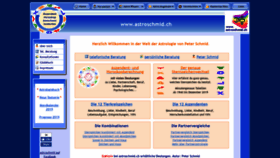What Astroschmid.ch website looked like in 2020 (3 years ago)