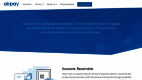 What Airpay.co.in website looked like in 2020 (3 years ago)