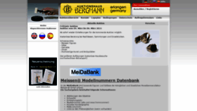 What Auction-bergmann.de website looked like in 2020 (3 years ago)