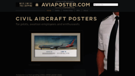 What Aviaposter.com website looked like in 2020 (3 years ago)