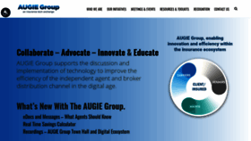 What Augiegroup.org website looked like in 2020 (3 years ago)