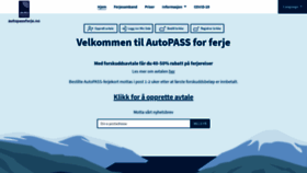 What Autopassferje.no website looked like in 2020 (3 years ago)