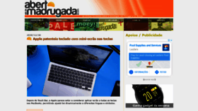 What Abertoatedemadrugada.pt website looked like in 2020 (3 years ago)
