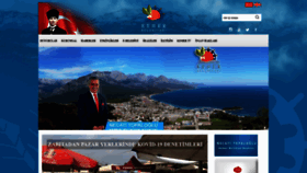 What Antalya-kemer.bel.tr website looked like in 2020 (3 years ago)