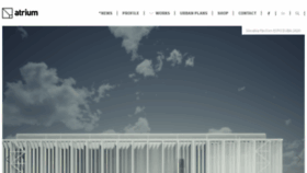 What Atriumstudio.sk website looked like in 2020 (3 years ago)