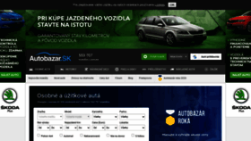 What Autobazar.sk website looked like in 2020 (4 years ago)