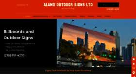 What Alamooutdoor.com website looked like in 2020 (3 years ago)