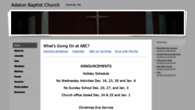 What Adaton.org website looked like in 2020 (4 years ago)