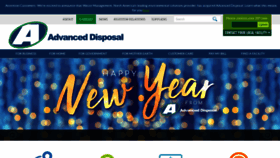 What Advanceddisposal.com website looked like in 2020 (3 years ago)