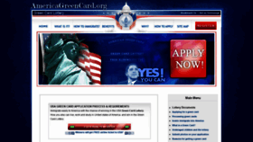 What Americagreencard.org website looked like in 2020 (3 years ago)