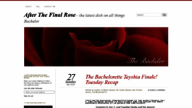 What Afterthefinalrose.blog website looked like in 2021 (3 years ago)
