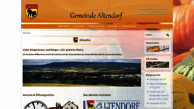What Altendorf-gemeinde.de website looked like in 2021 (3 years ago)