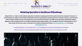 What Allegiantdirect.com website looked like in 2021 (4 years ago)