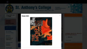 What Anthonys.ac.in website looked like in 2021 (3 years ago)