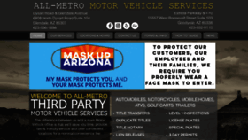What Allmetrodriving.com website looked like in 2021 (3 years ago)