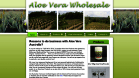 What Aloeverawholesale.com website looked like in 2021 (3 years ago)