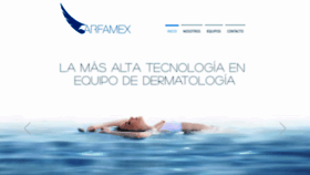 What Arfamex.com website looked like in 2021 (3 years ago)