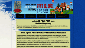 What Abqfolkfest.org website looked like in 2021 (3 years ago)