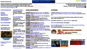 What Anagen.net website looked like in 2021 (3 years ago)