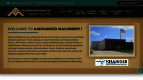 What Aadvancedmach.com website looked like in 2021 (4 years ago)
