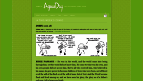 What Agnusday.org website looked like in 2021 (3 years ago)