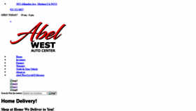 What Abelwest.com website looked like in 2021 (3 years ago)