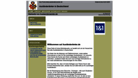 What Auslaenderaemter.de website looked like in 2021 (3 years ago)