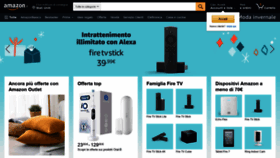 What Amazon.it website looked like in 2021 (3 years ago)