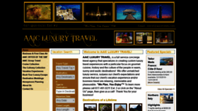 What Aaicluxurytravel.com website looked like in 2021 (3 years ago)