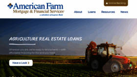 What Americanfarmmortgage.com website looked like in 2021 (3 years ago)