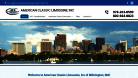 What Amerclasslimo.com website looked like in 2021 (3 years ago)