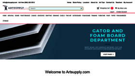 What Artsupply.com website looked like in 2021 (3 years ago)