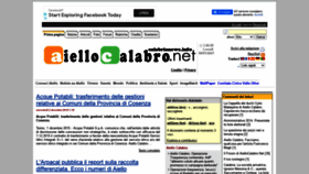 What Aiellocalabro.net website looked like in 2021 (3 years ago)