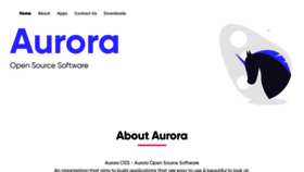 What Auroraoss.com website looked like in 2021 (3 years ago)