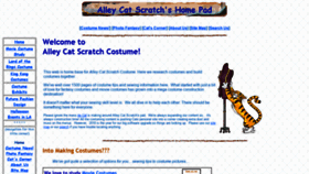 What Alleycatscratch.com website looked like in 2021 (3 years ago)