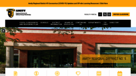 What Amityregion5.org website looked like in 2021 (3 years ago)