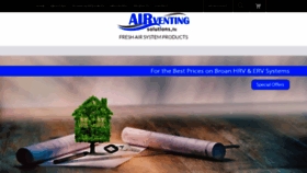 What Airventingsolutions.com website looked like in 2021 (3 years ago)