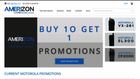 What Amerizonwireless.com website looked like in 2021 (5 years ago)