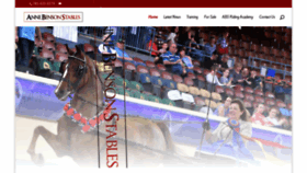 What Annebensonstables.com website looked like in 2021 (3 years ago)